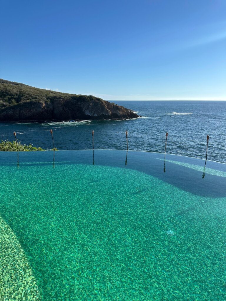Infinity pool at Casa Papelillo